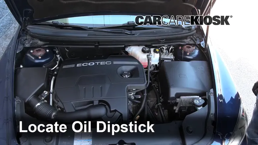 2009 Chevrolet Malibu LS 2.4L 4 Cyl. Oil Check Oil Level